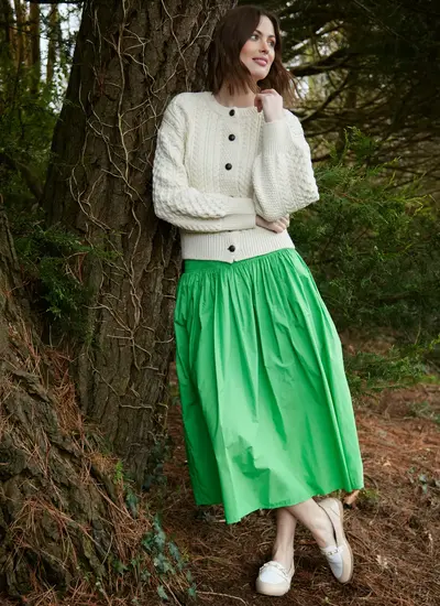 Clover Aran Cardigan